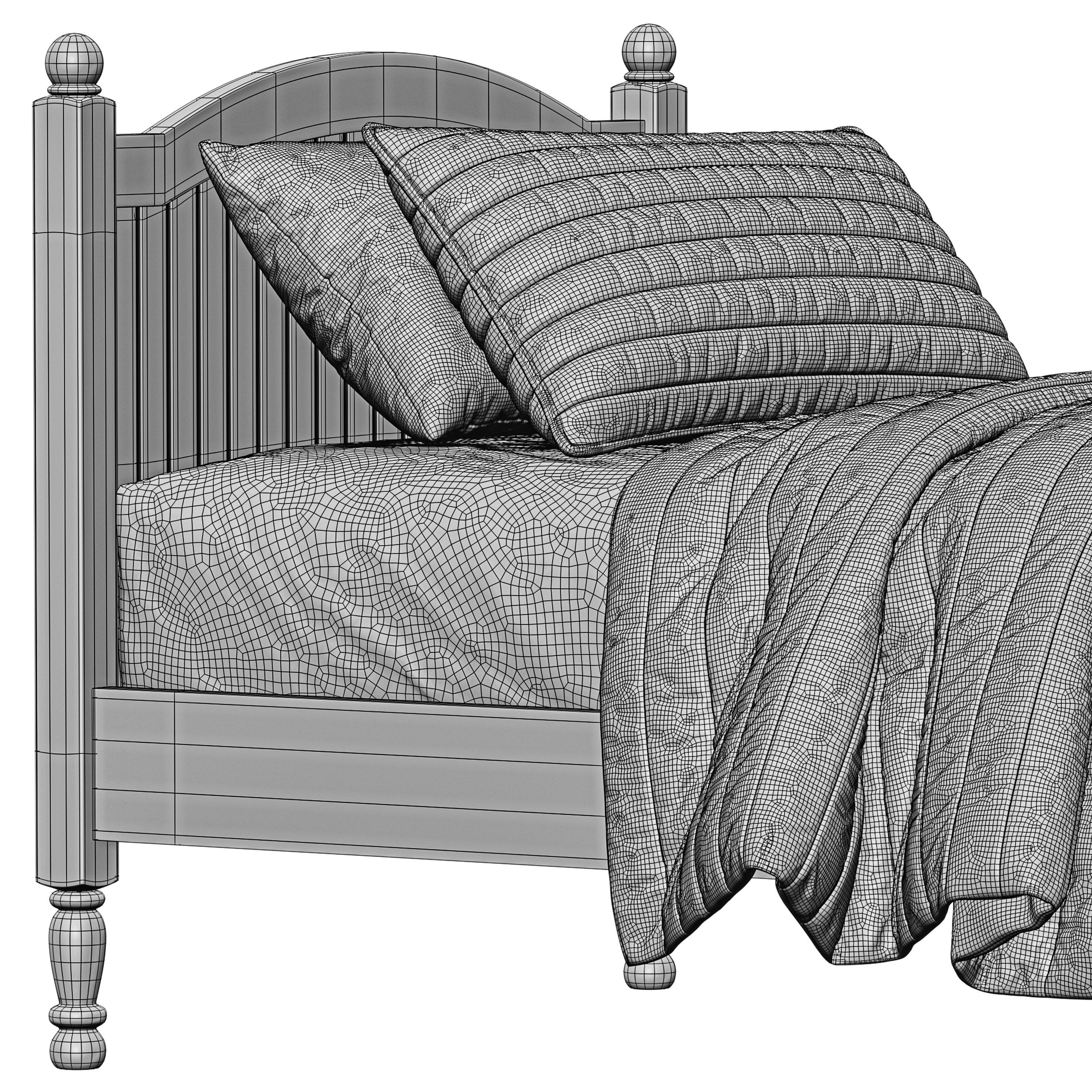 Catalina Bed 3D model CGTrader