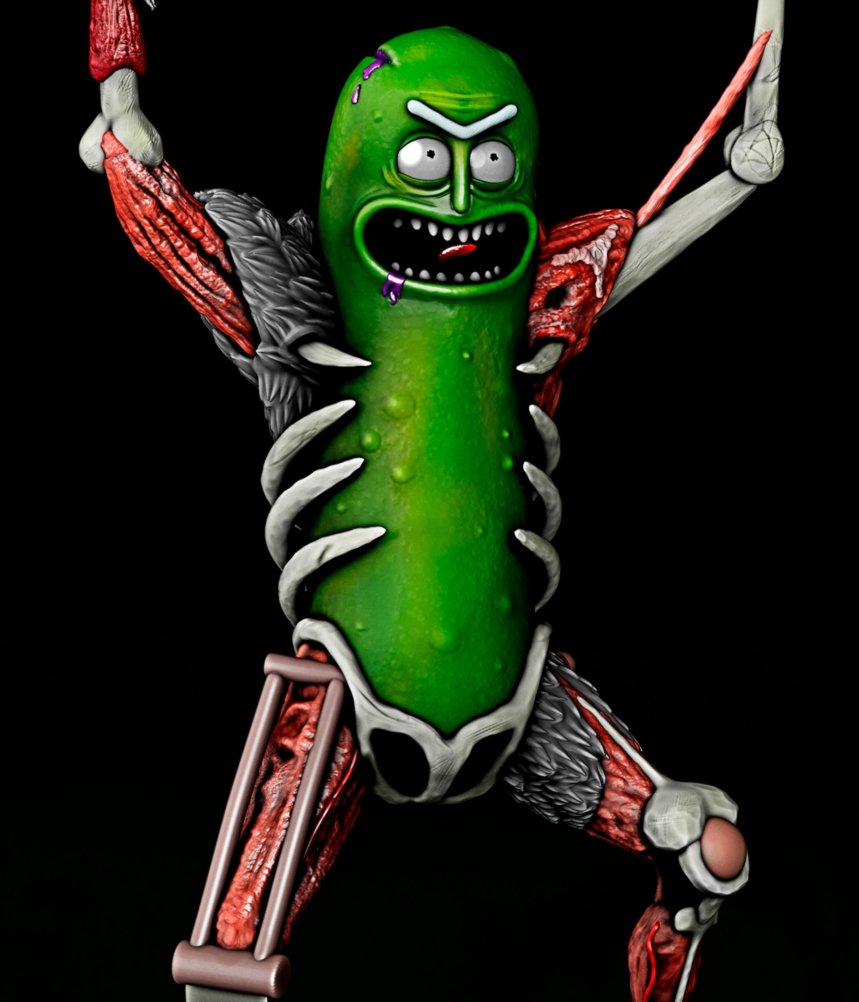 PICKLE RICK 3D Print Model STL 3D print model 3D model 3D printable