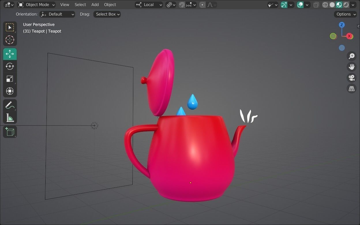 3D model Teapot Emoji new Animated VR / AR / lowpoly CGTrader