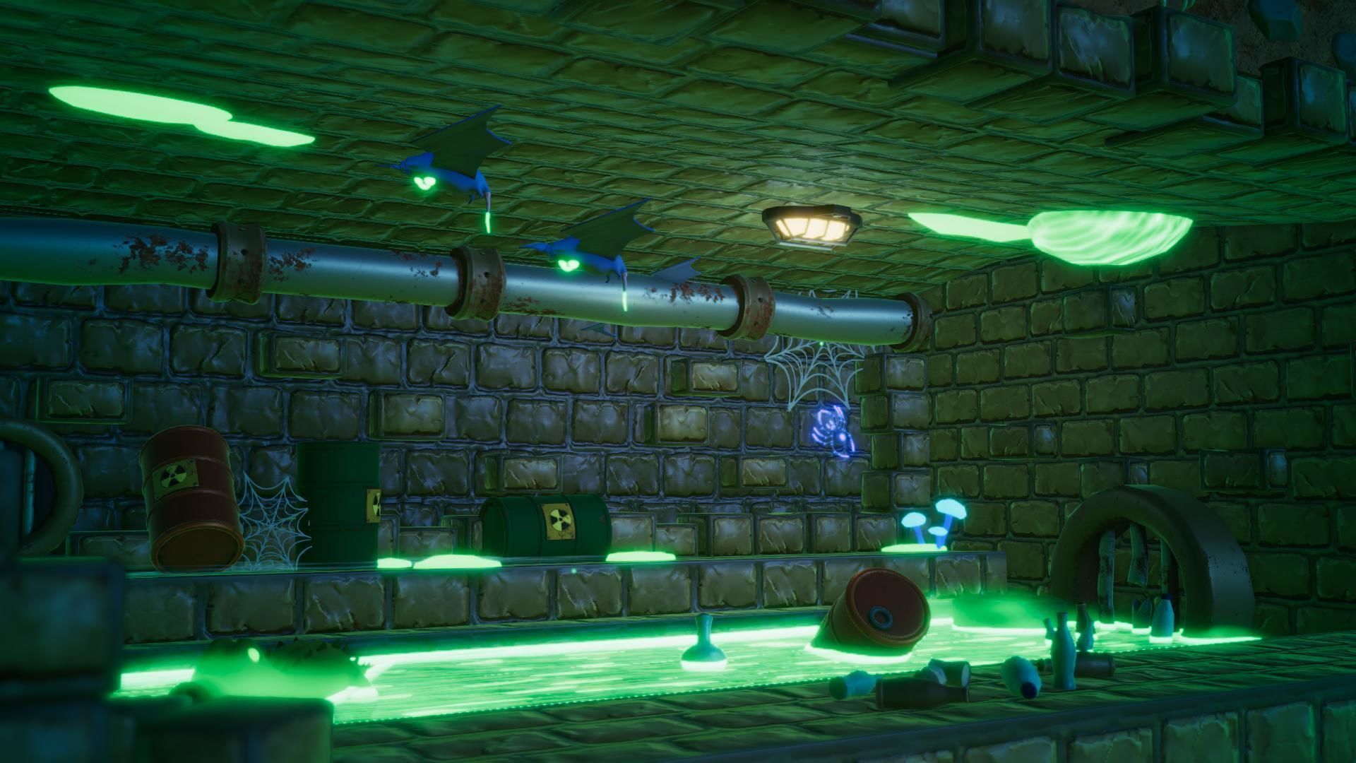 3D model Toxic Sewer Game asset pack Unity Urp VR / AR / low-poly ...
