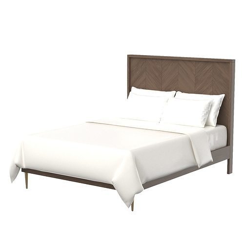 Greyson Bed Queen 102589 3D model CGTrader