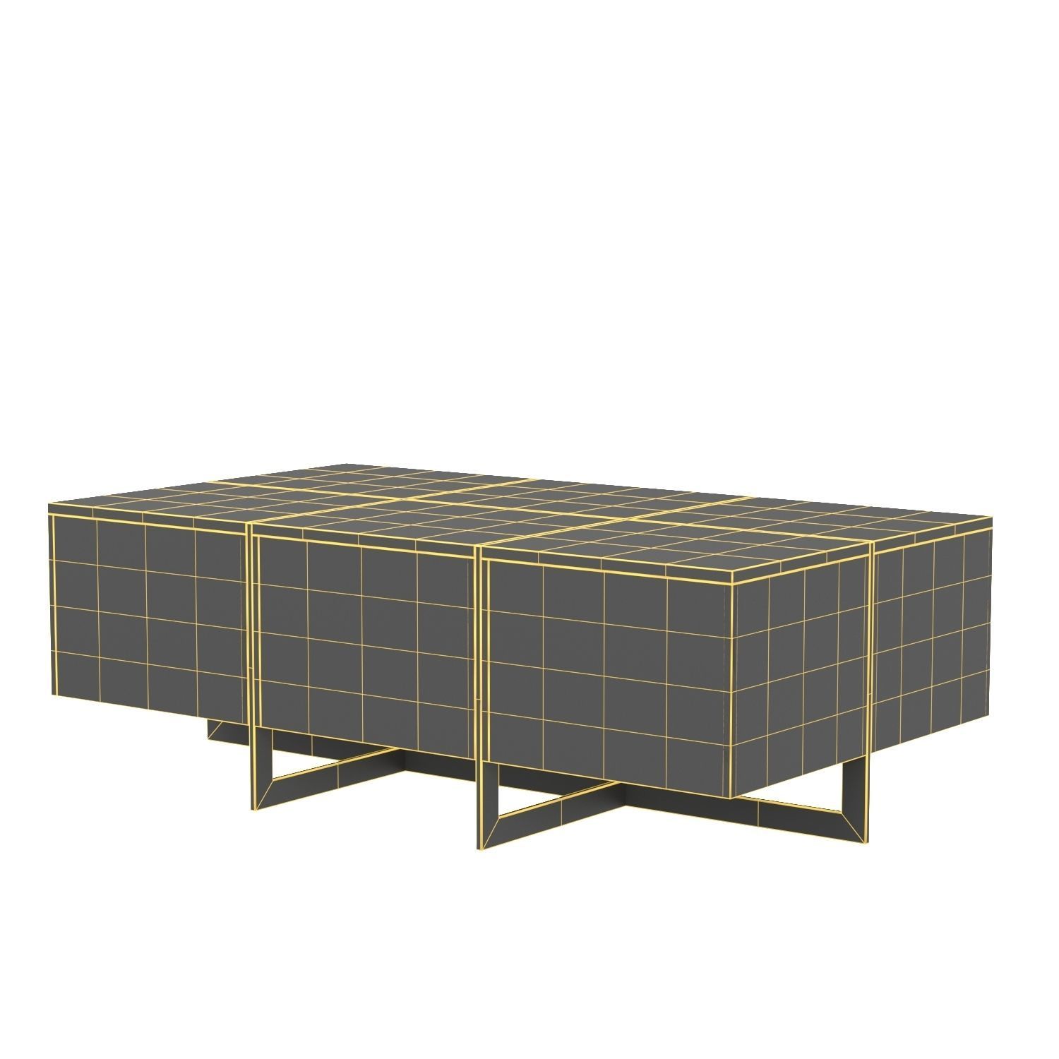 Classic Home Desmond Coffee Table 3D model CGTrader