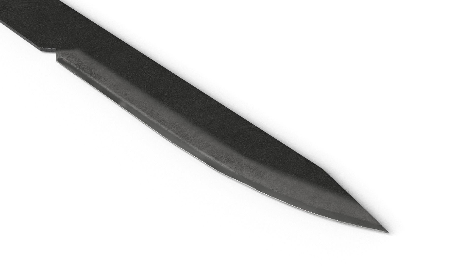 Traditional Japanese paper knife 3D model CGTrader