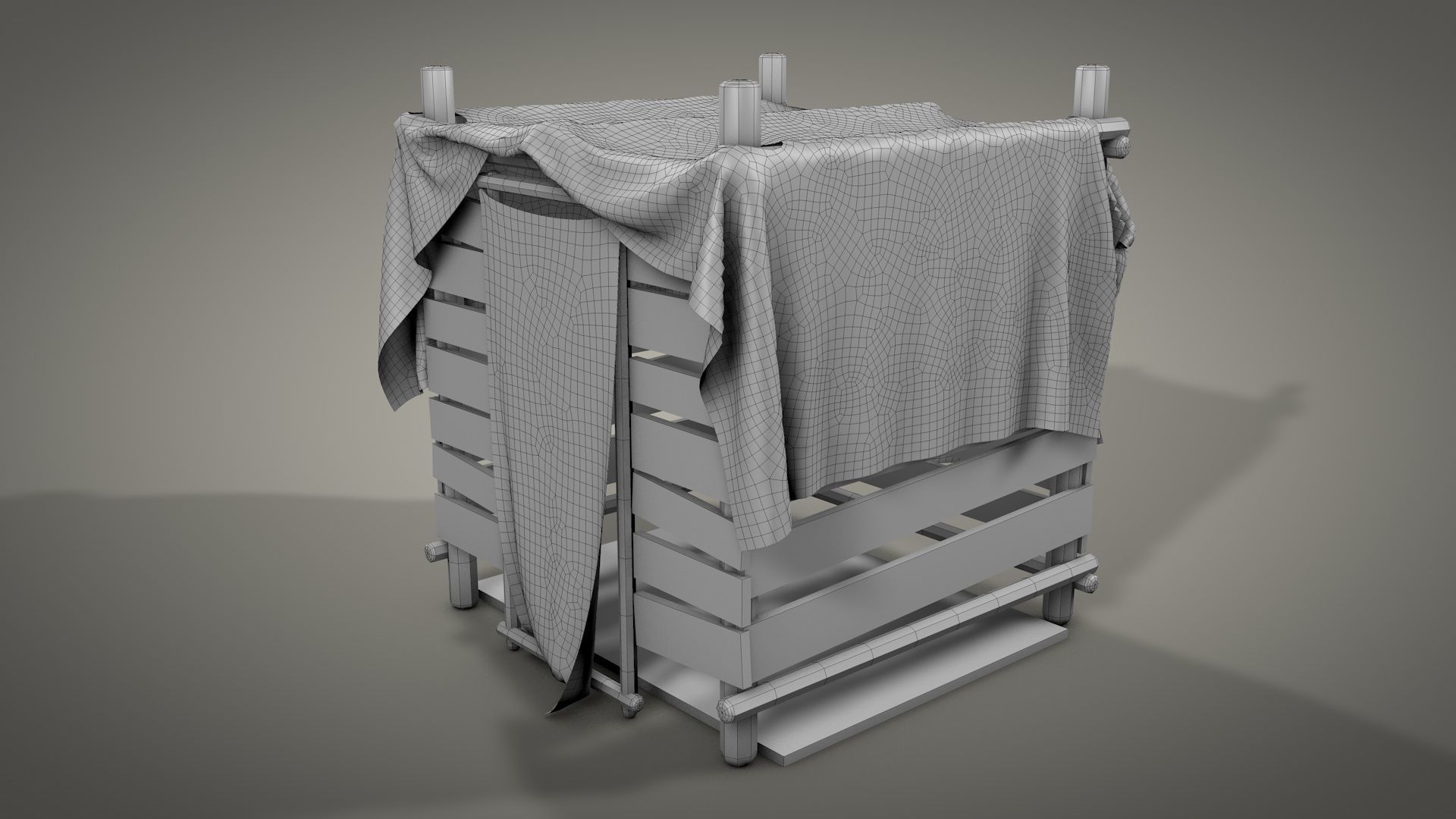 Survival Camping Gear Set 3D model CGTrader