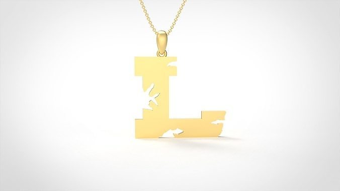 "sterling silver initial necklace"