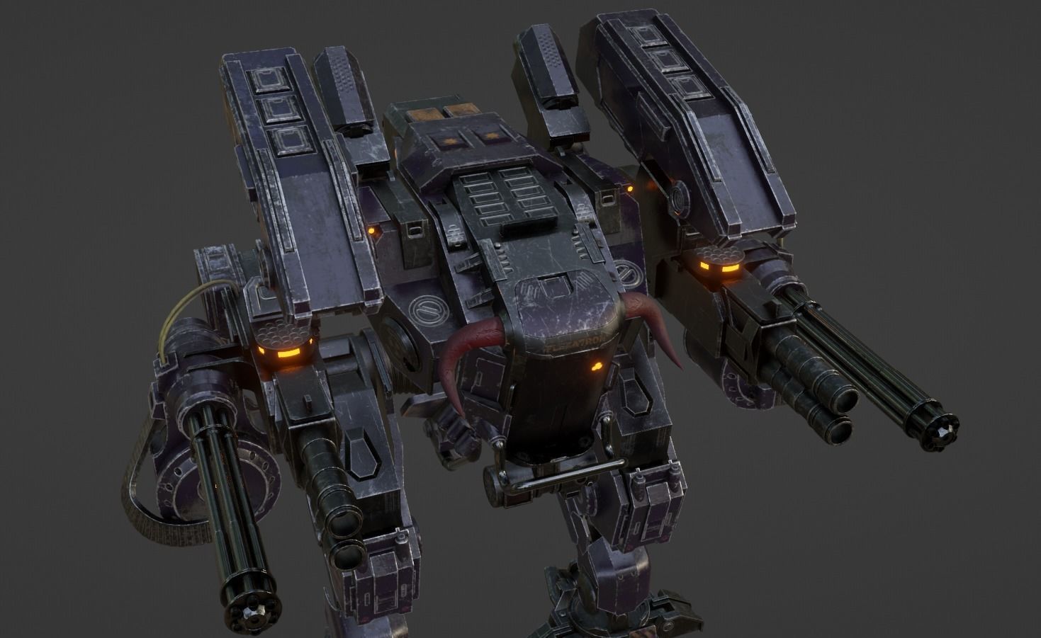 3D model Mech Robot Machine Sci-Fi 3D model VR / AR / low-poly | CGTrader