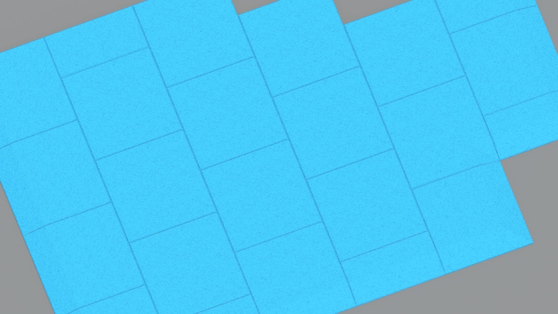 3D model Rubber fall protection mat for playgrounds VR / AR / lowpoly