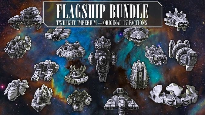 Ministures Space Docks Pour Twilight Imperium 3ème édition - Réf M284, Occasion