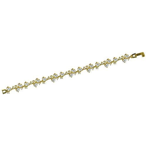 Oval Diamond Tennis Bracelet
