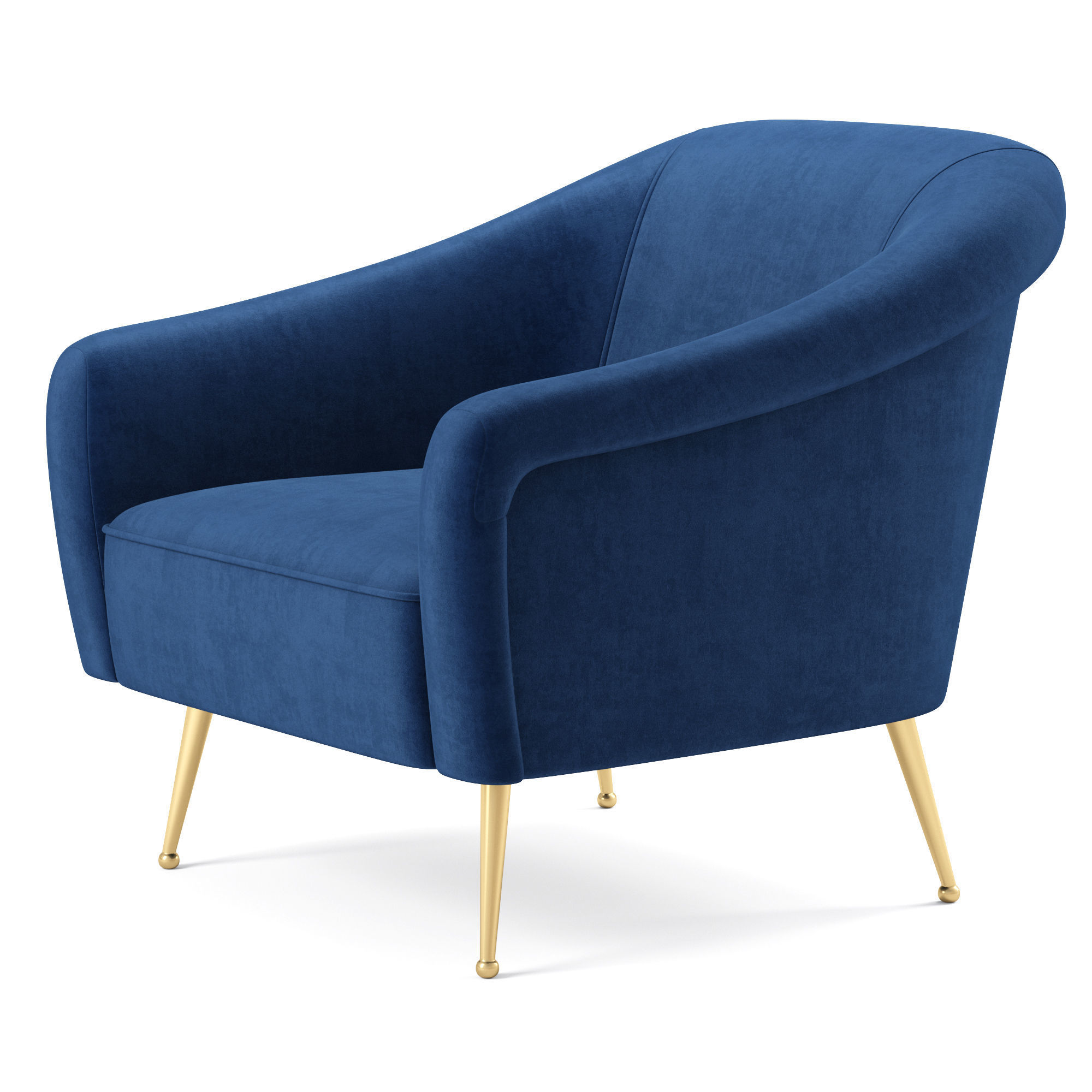 Lucie Occasional Chair 3D model CGTrader