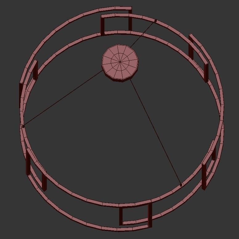Melko 3 circular structure 3D model | CGTrader