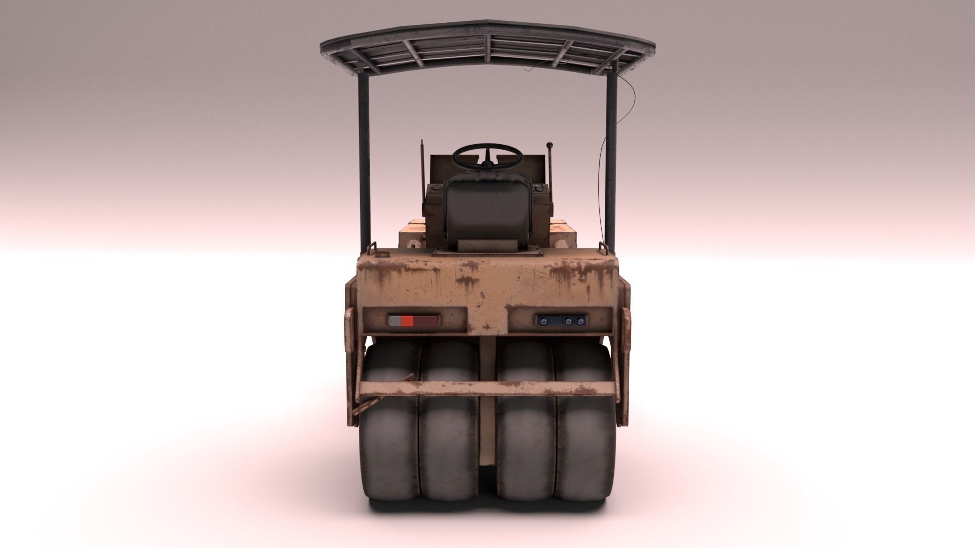 Construction roller Blender file 3D model CGTrader