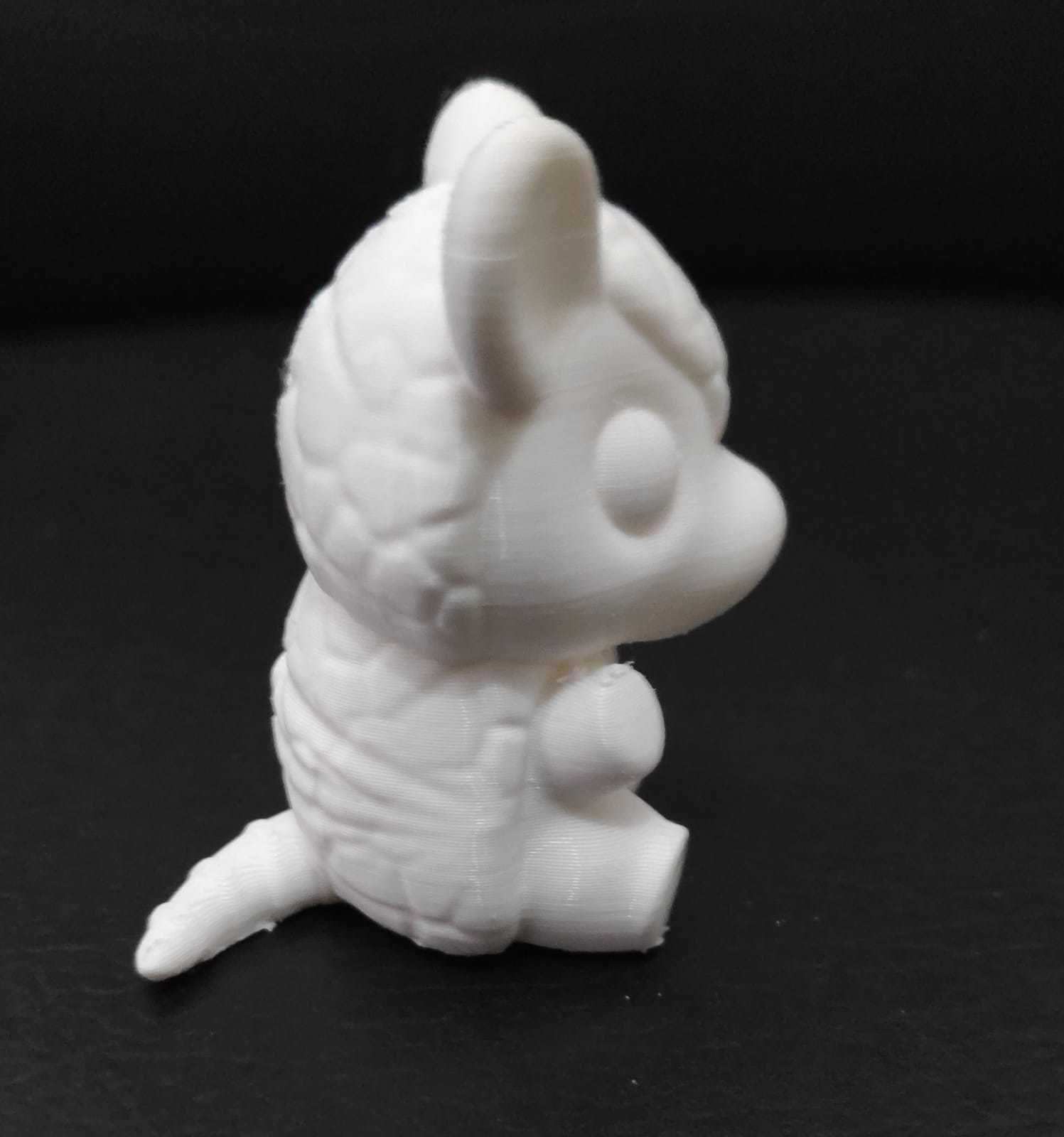 Sitting Armadillo 3D model 3D printable | CGTrader