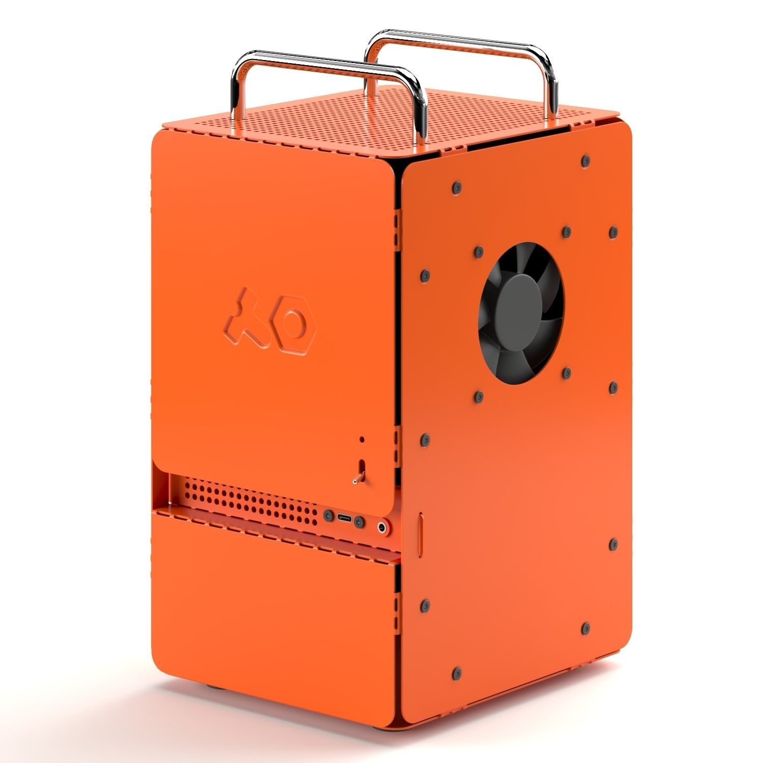 Simple mini-ITX pc case Computer-1 3D model | CGTrader