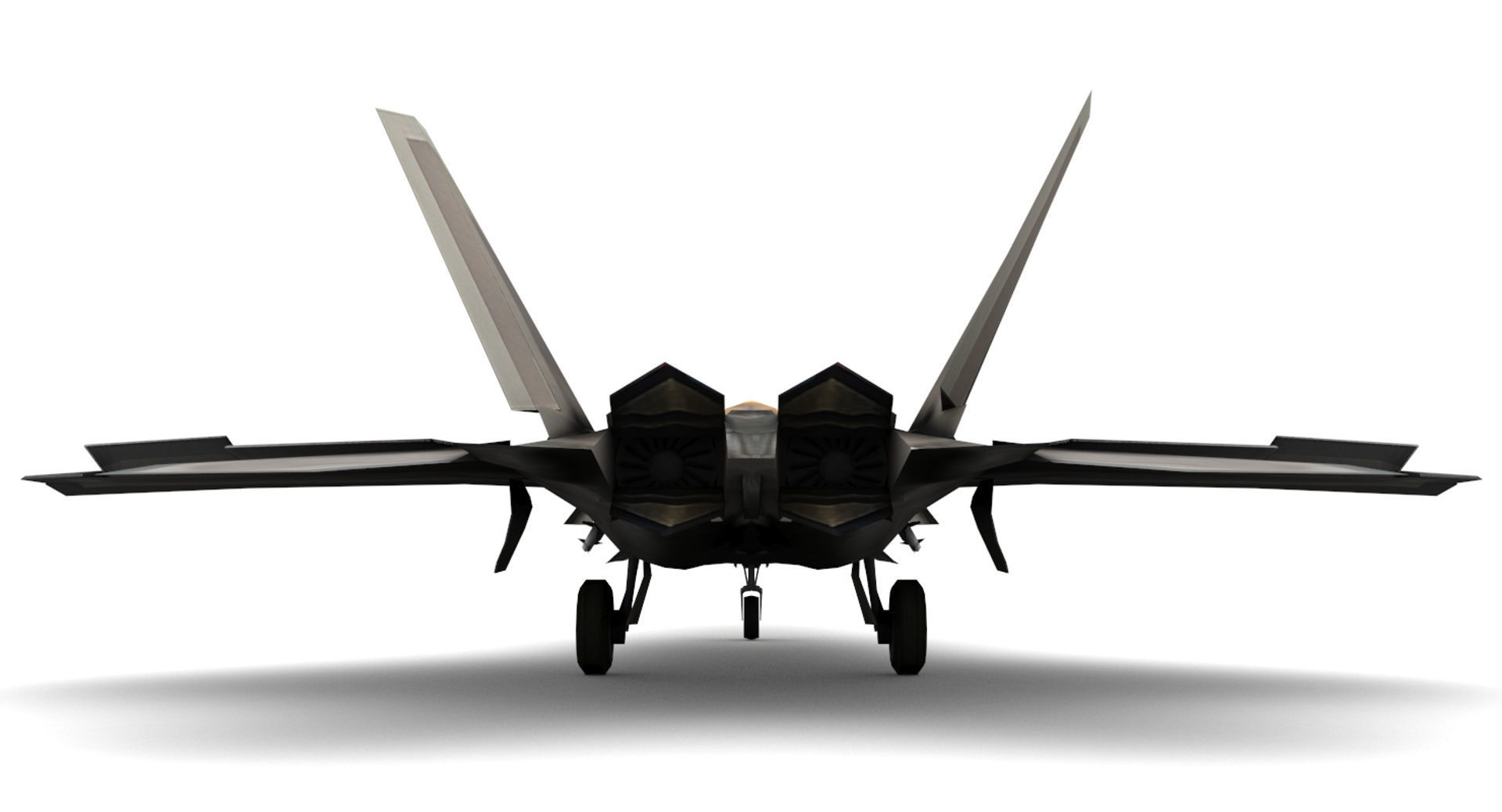 3D model Raptor F22 VR / AR / low-poly | CGTrader