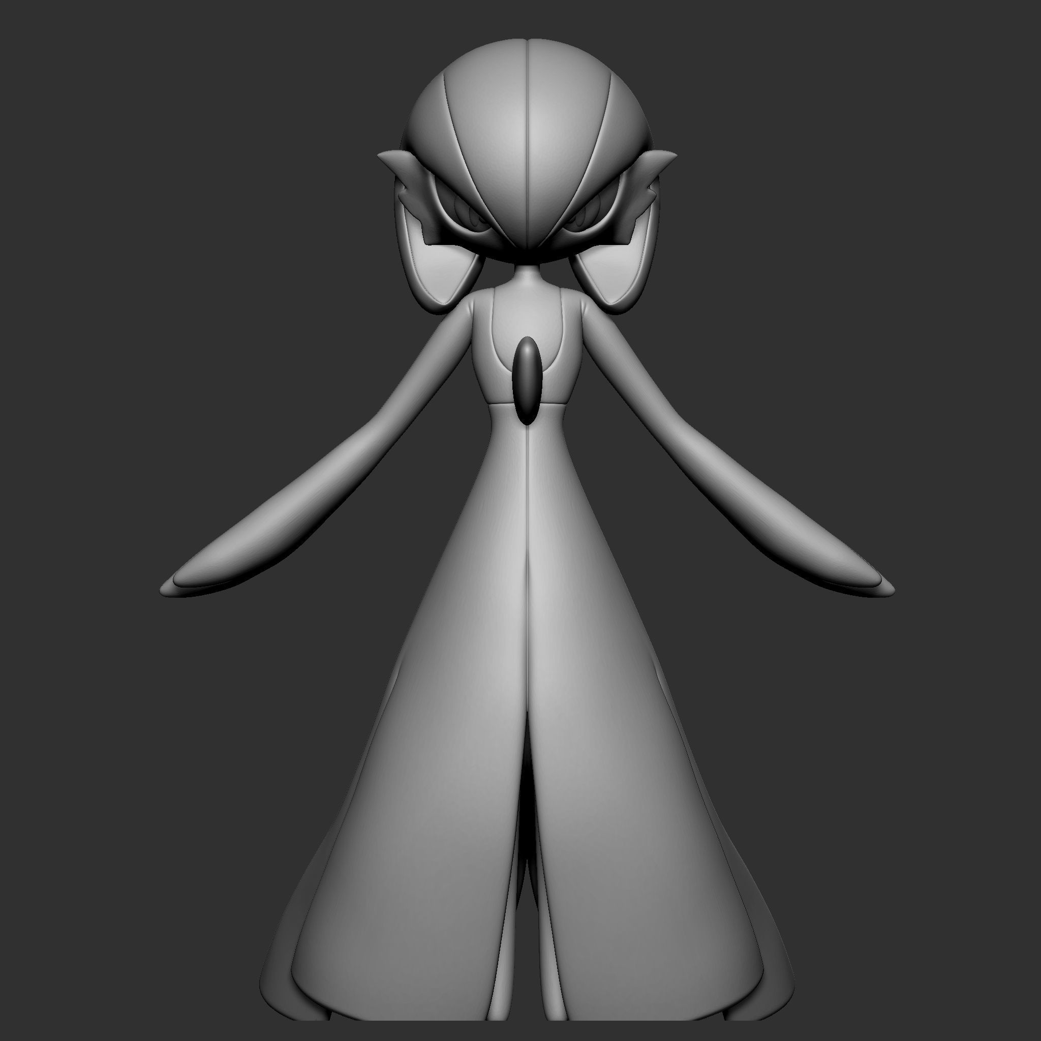 GARDEVOIR POKEMON 3D model 3D printable | CGTrader