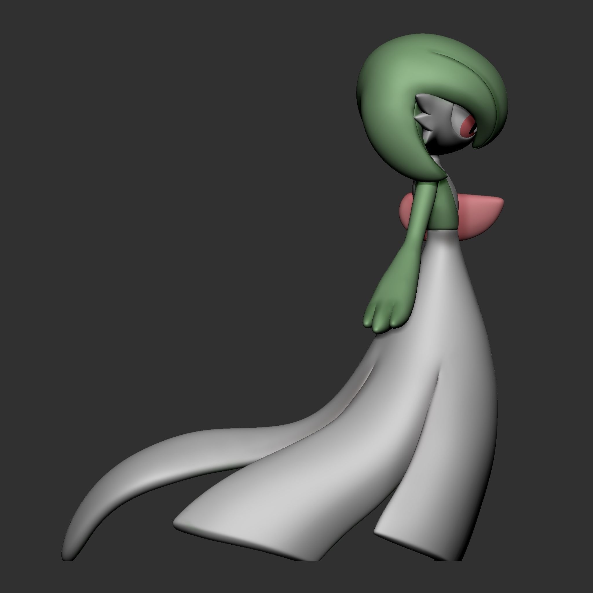 GARDEVOIR POKEMON 3D model 3D printable | CGTrader