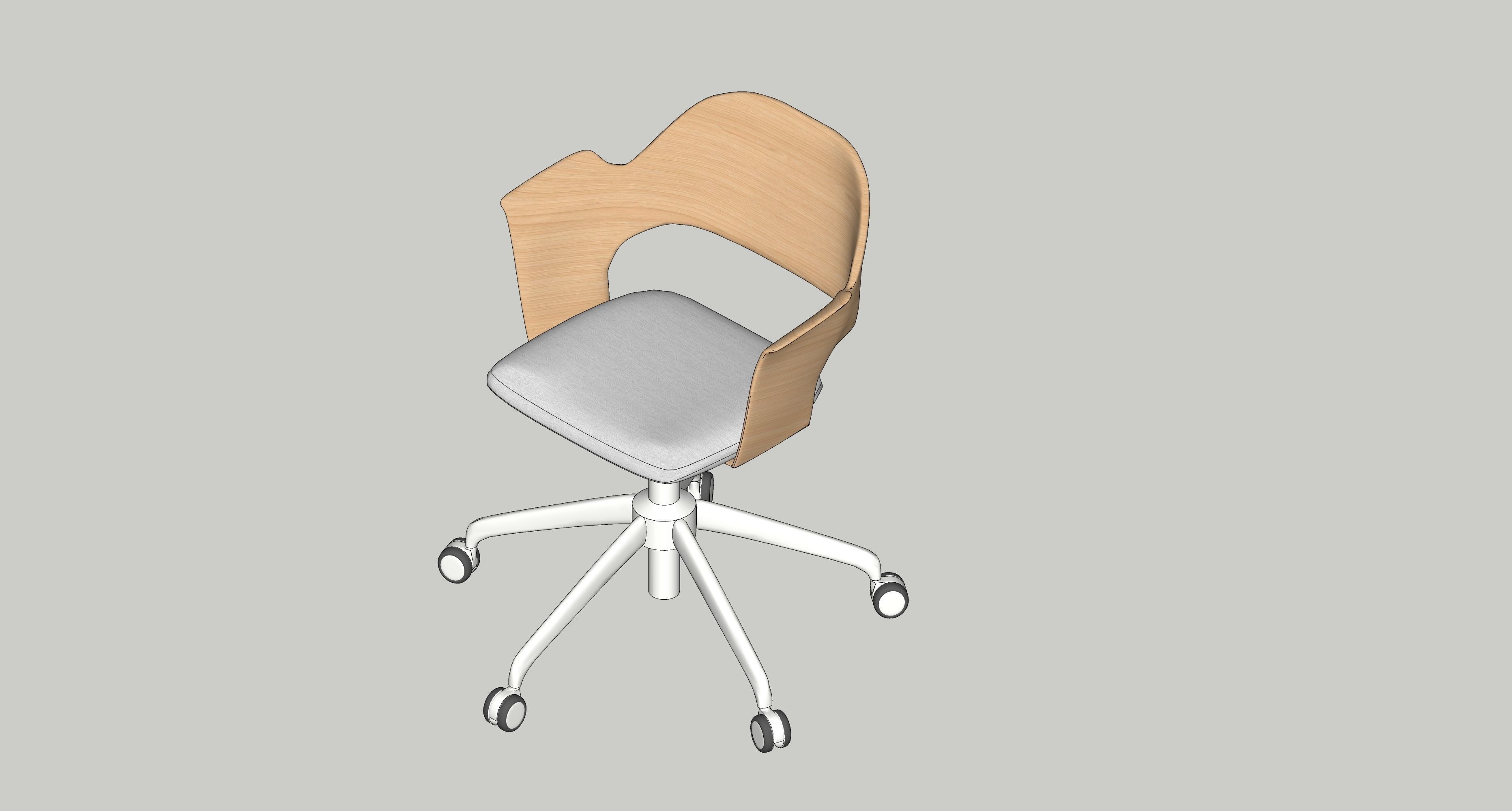 Desk Chair by IKEA FJALLBERGET 3D model CGTrader