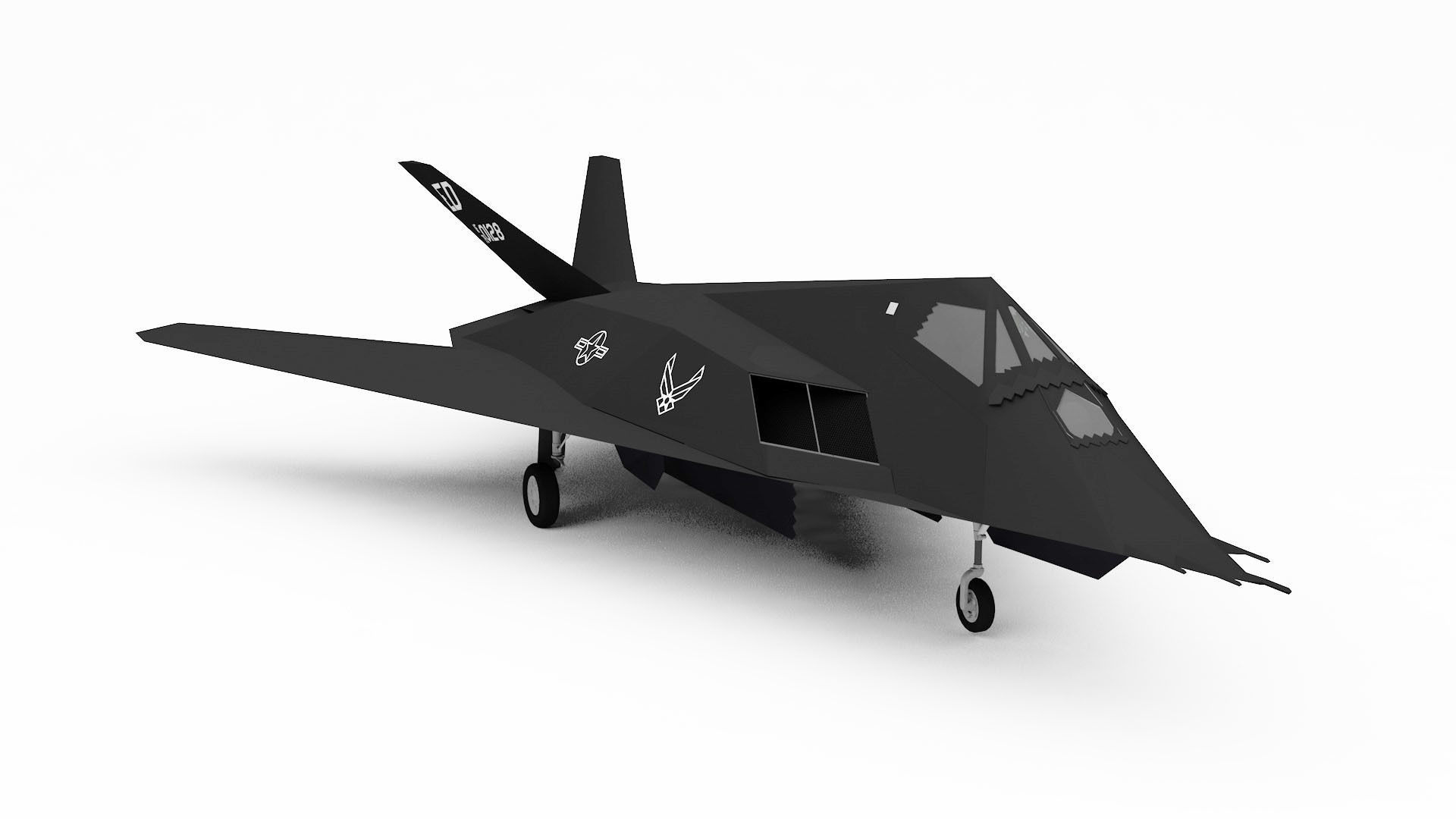 Lockheed F117 Nighthawk 3D model CGTrader