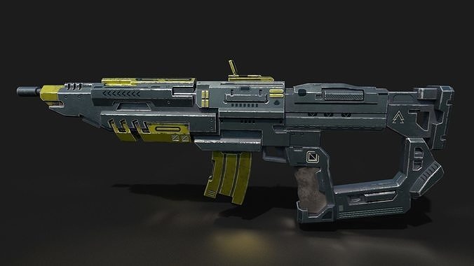 3D model Sci-Fi Rifle - AR MKX IV VR / AR / low-poly | CGTrader