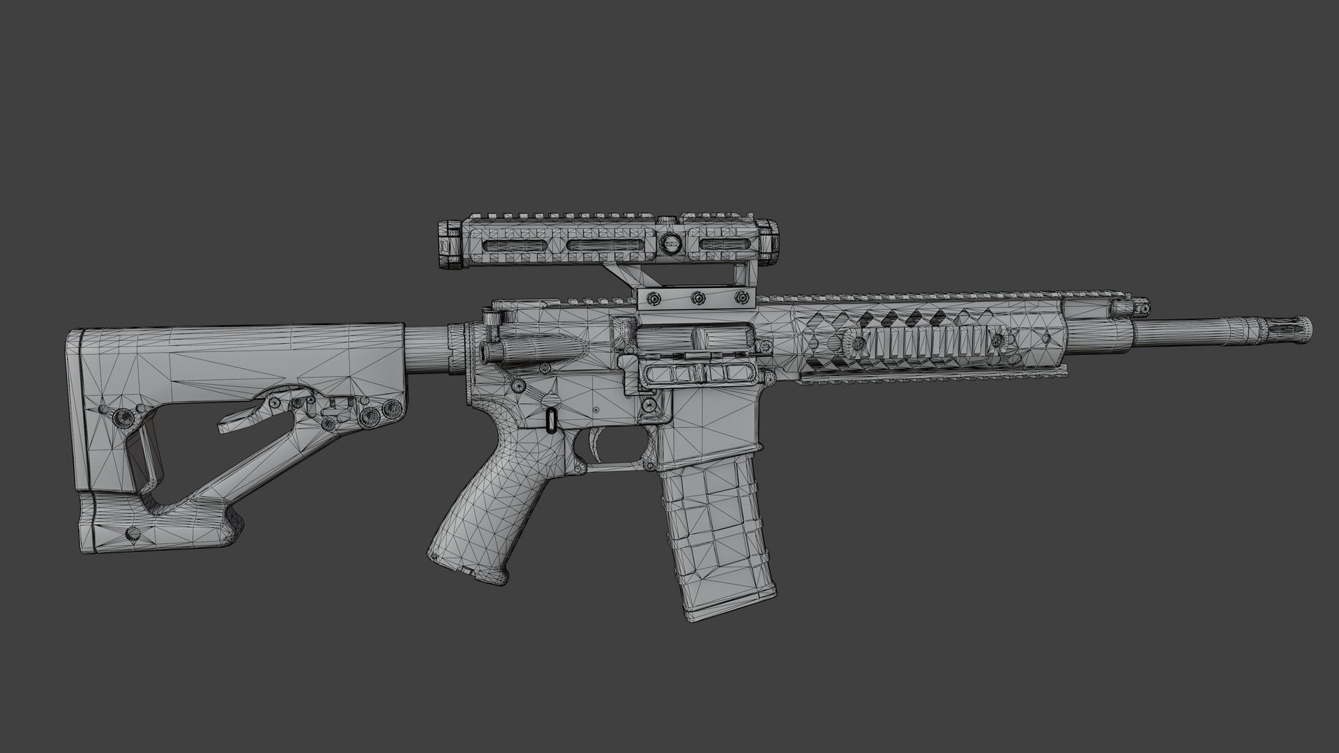 3D model Steyr RS556 Rifle VR / AR / low-poly | CGTrader