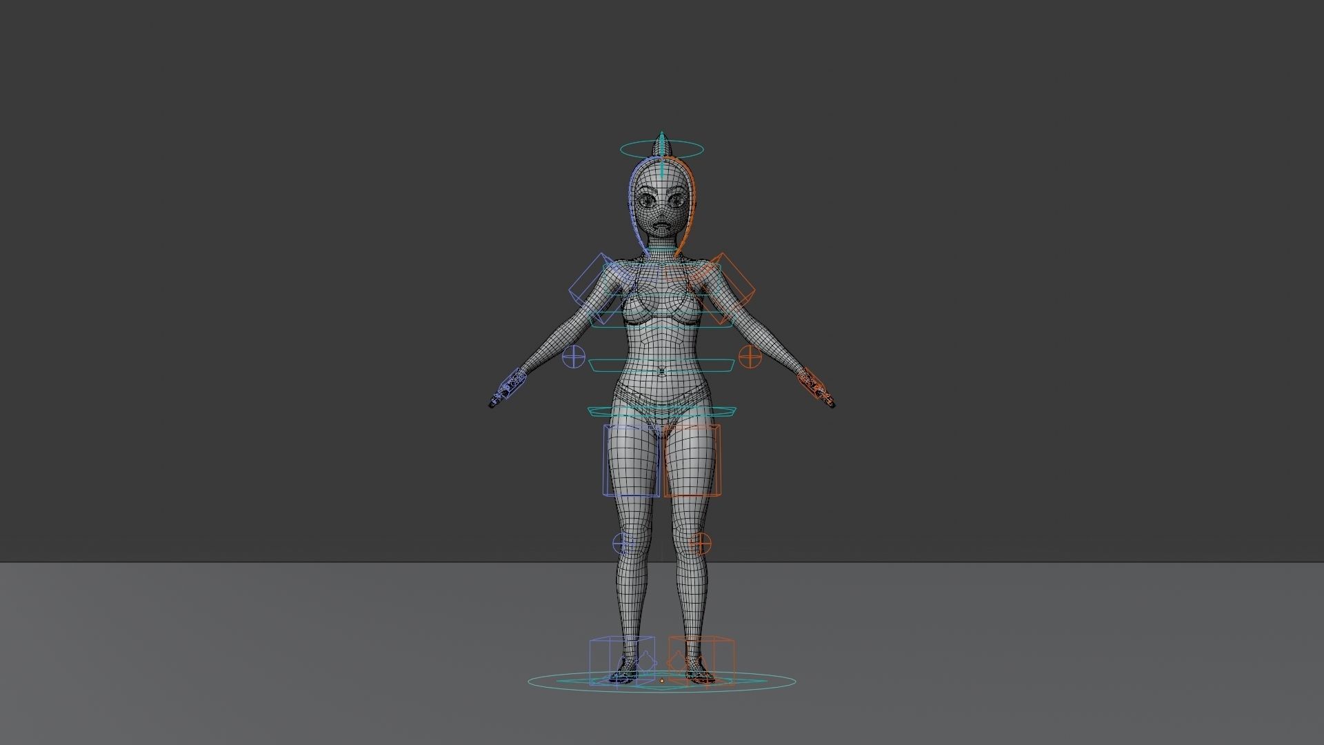 3D model Anime Girl in Bikini VR / AR / lowpoly CGTrader