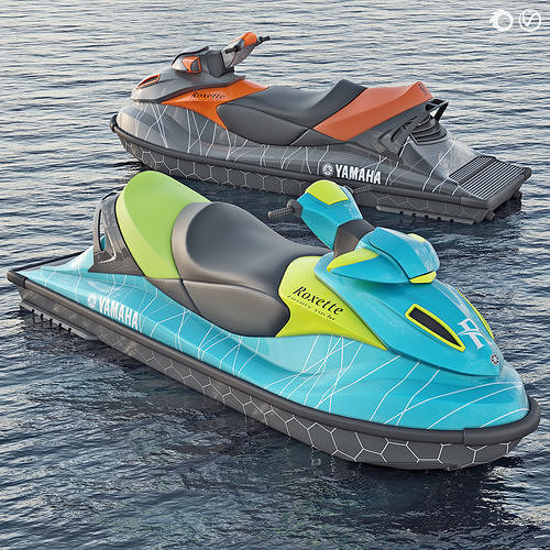 jet ski and trailer 3D model CGTrader