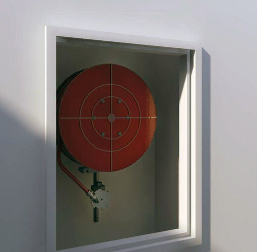 dArc fire hose reel 3D model CGTrader