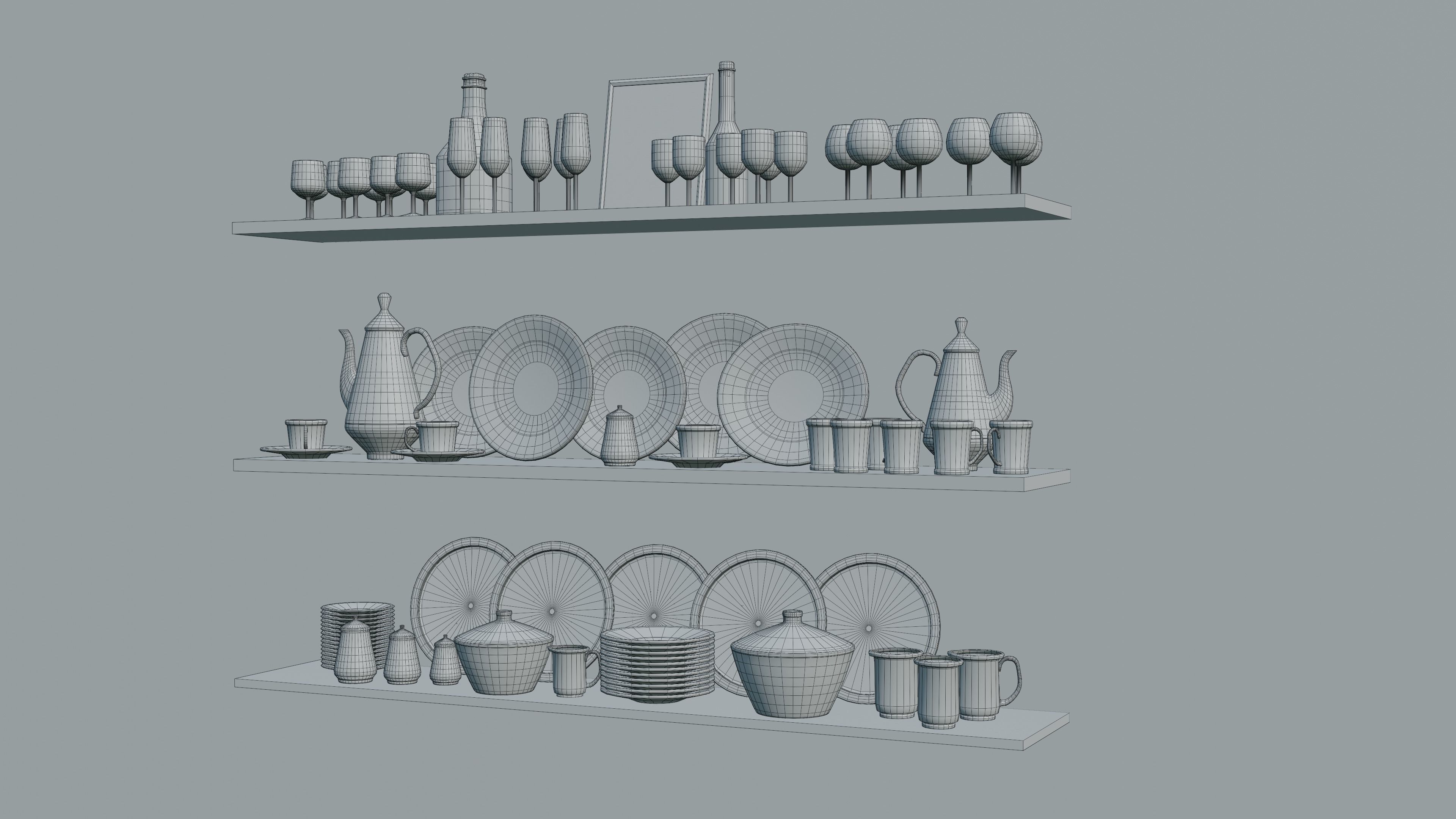 kitchen accessories 3D model | CGTrader