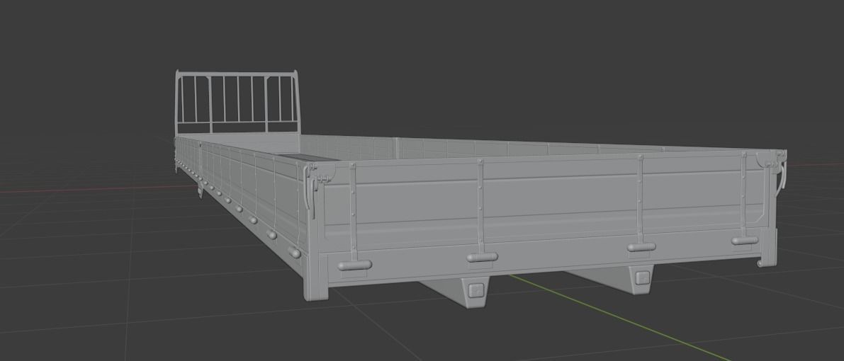 Korea Cargo Trunk for Trucks 3D model CGTrader