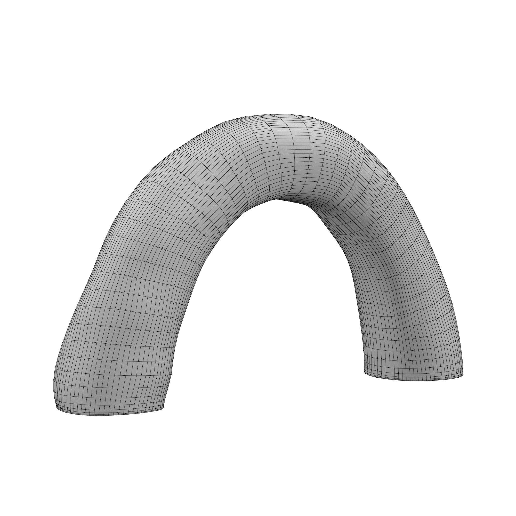 SALETTE WOODEN ARCH 3D model CGTrader