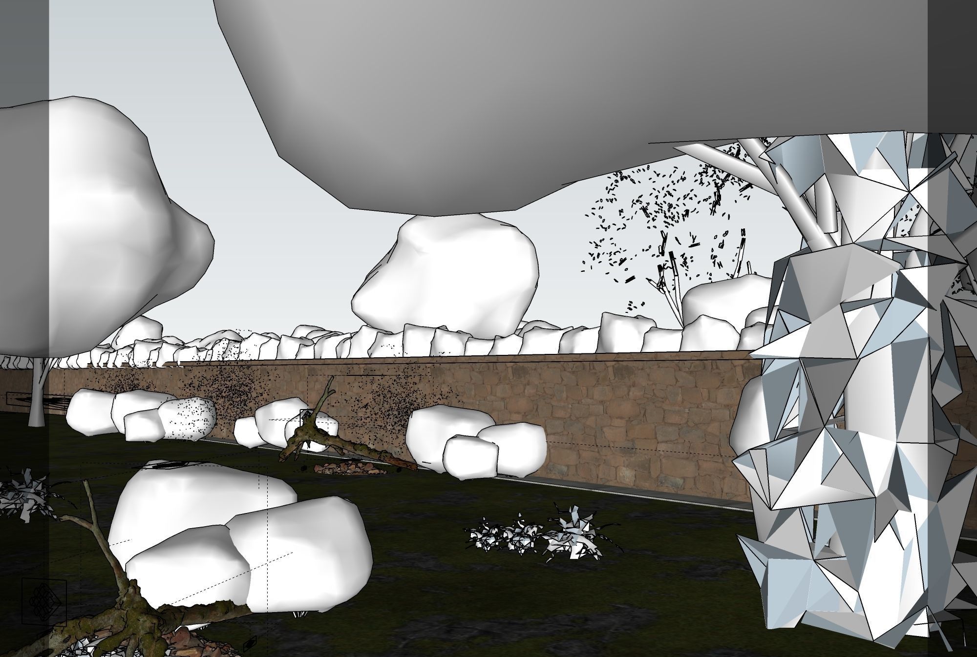 Free landscape - Vray for Sketchup free 3D model | CGTrader