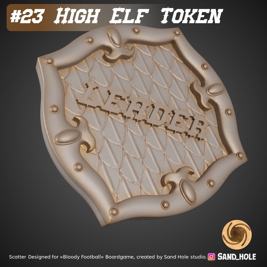 HIGH ELF TOKENS - SH23T 3D model | CGTrader