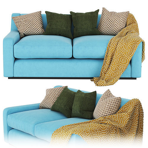 Sofa Jane Rose Uniacke 3D model CGTrader