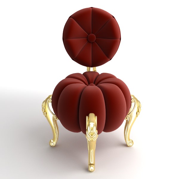 3d Baroque Red Velvet Chair Cgtrader Baroque Red Velvet Chair 3d Model Max Obj 3ds Fbx Mtl Unitypackage 1