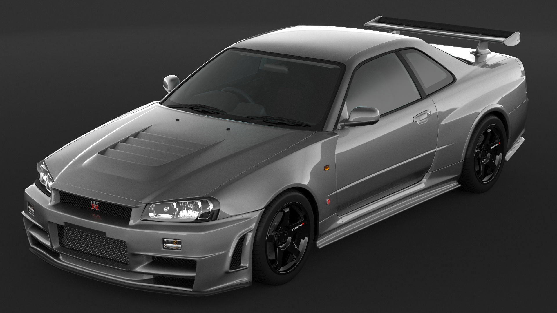 Nissan Skyline GTR R34 ZTune 3D model CGTrader