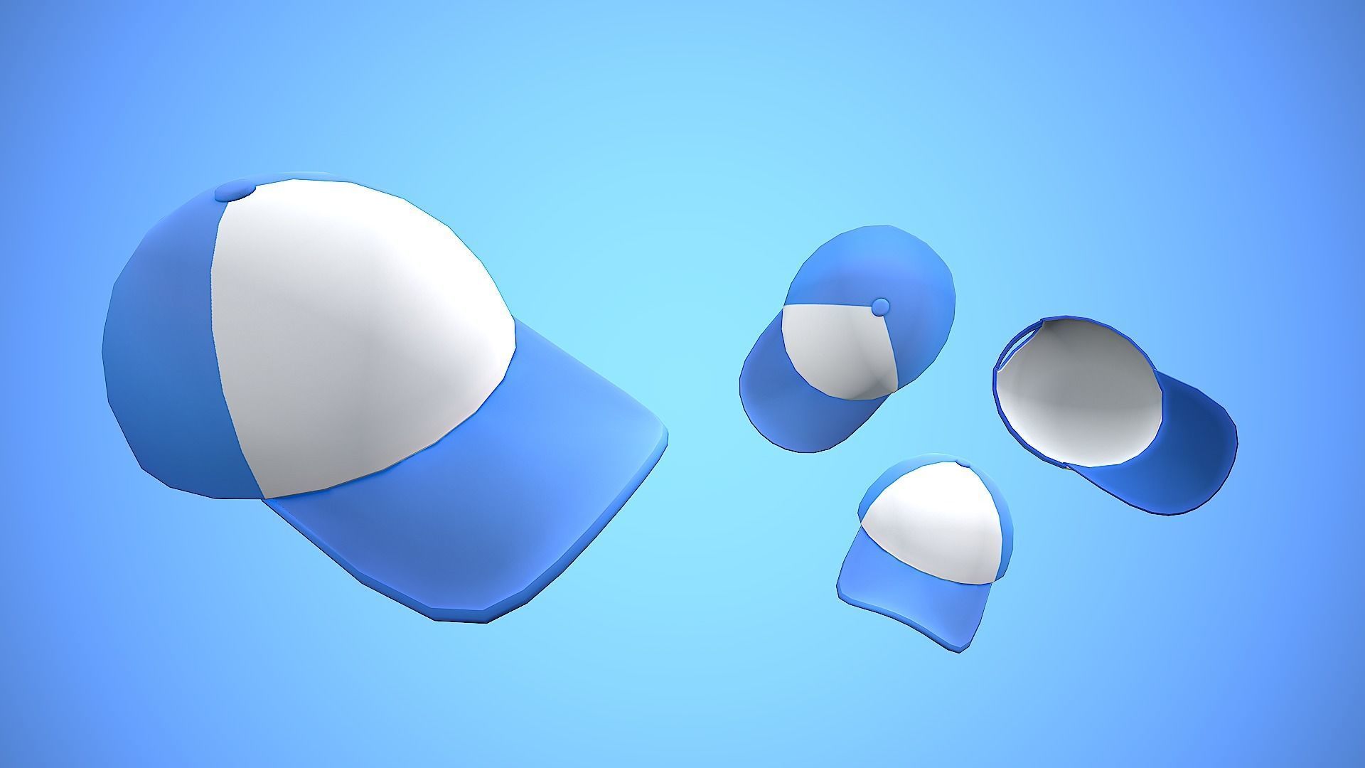 3D model CAP HAT CARTOON STYLIZED VR / AR / low-poly | CGTrader