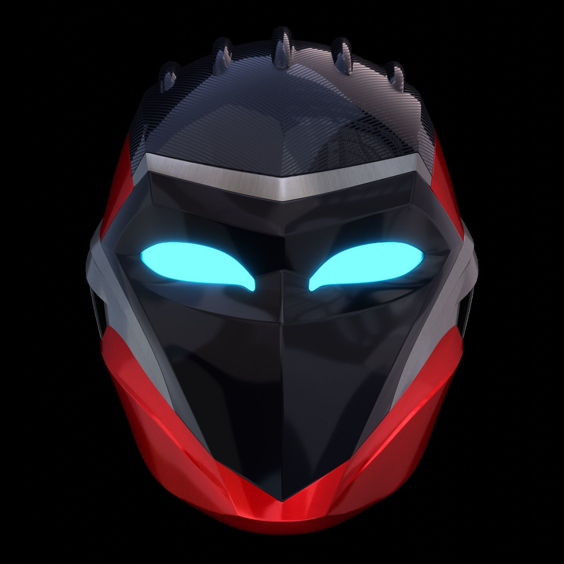 Ironheart Helmet 3D printable model Interior details 3D model 3D