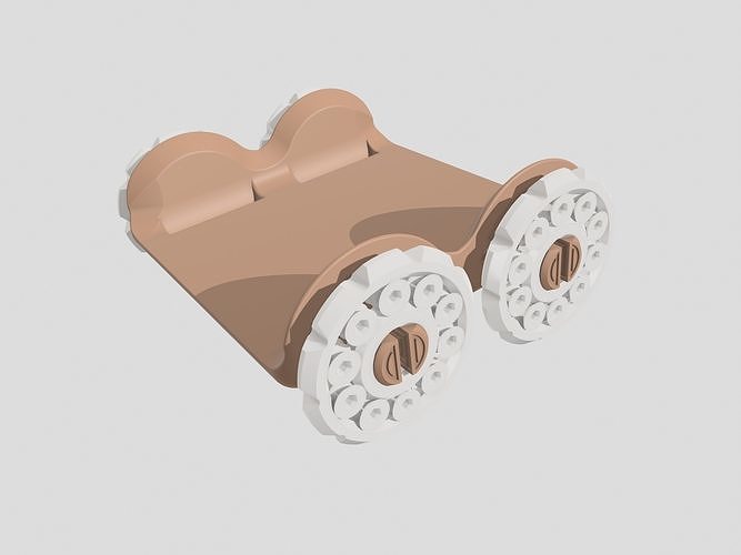 3D Printable Guinea Pig Wheelchair 3D model 3D printable CGTrader