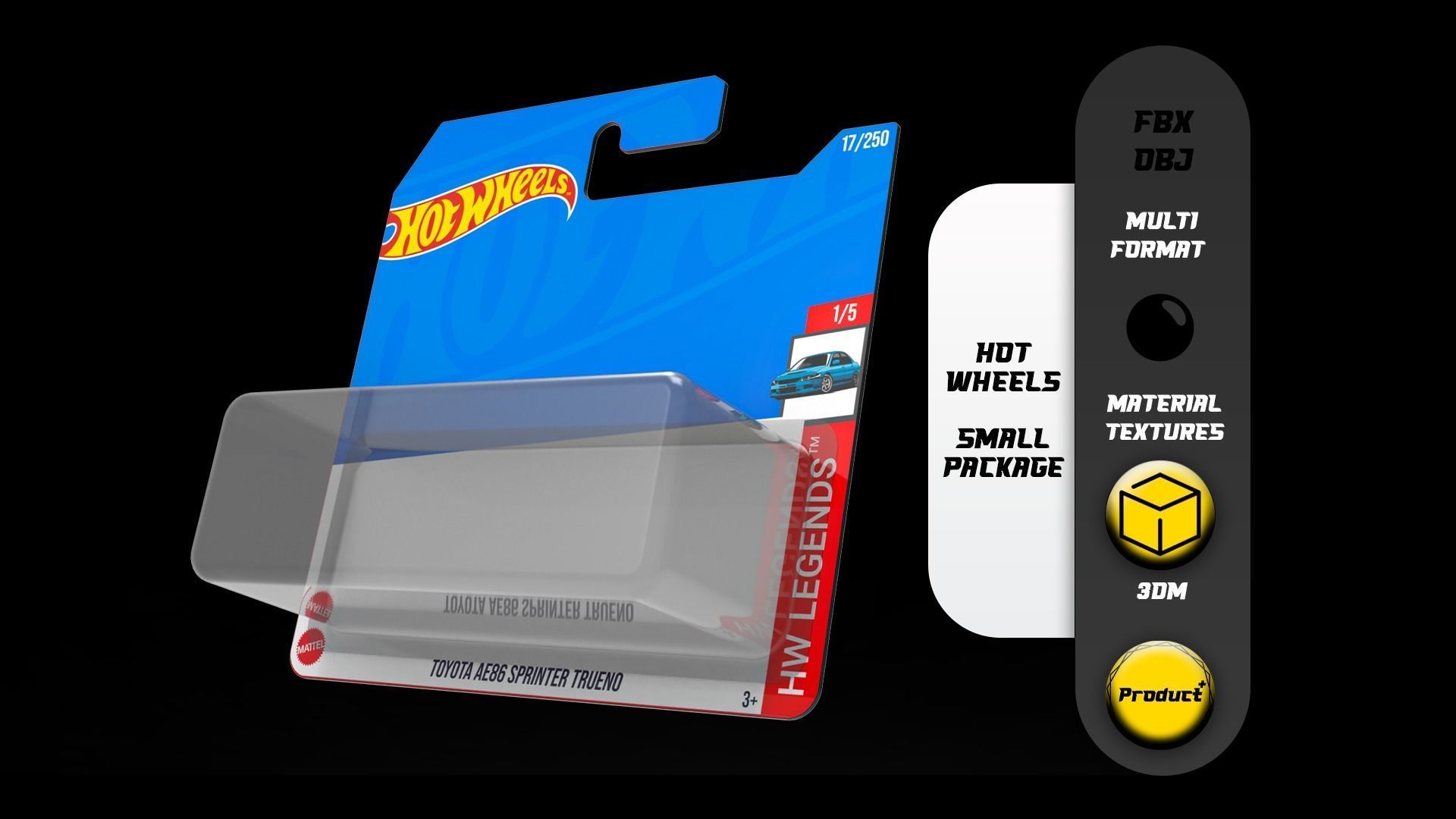 3D model Hot Wheels Small package VR / AR / low-poly | CGTrader