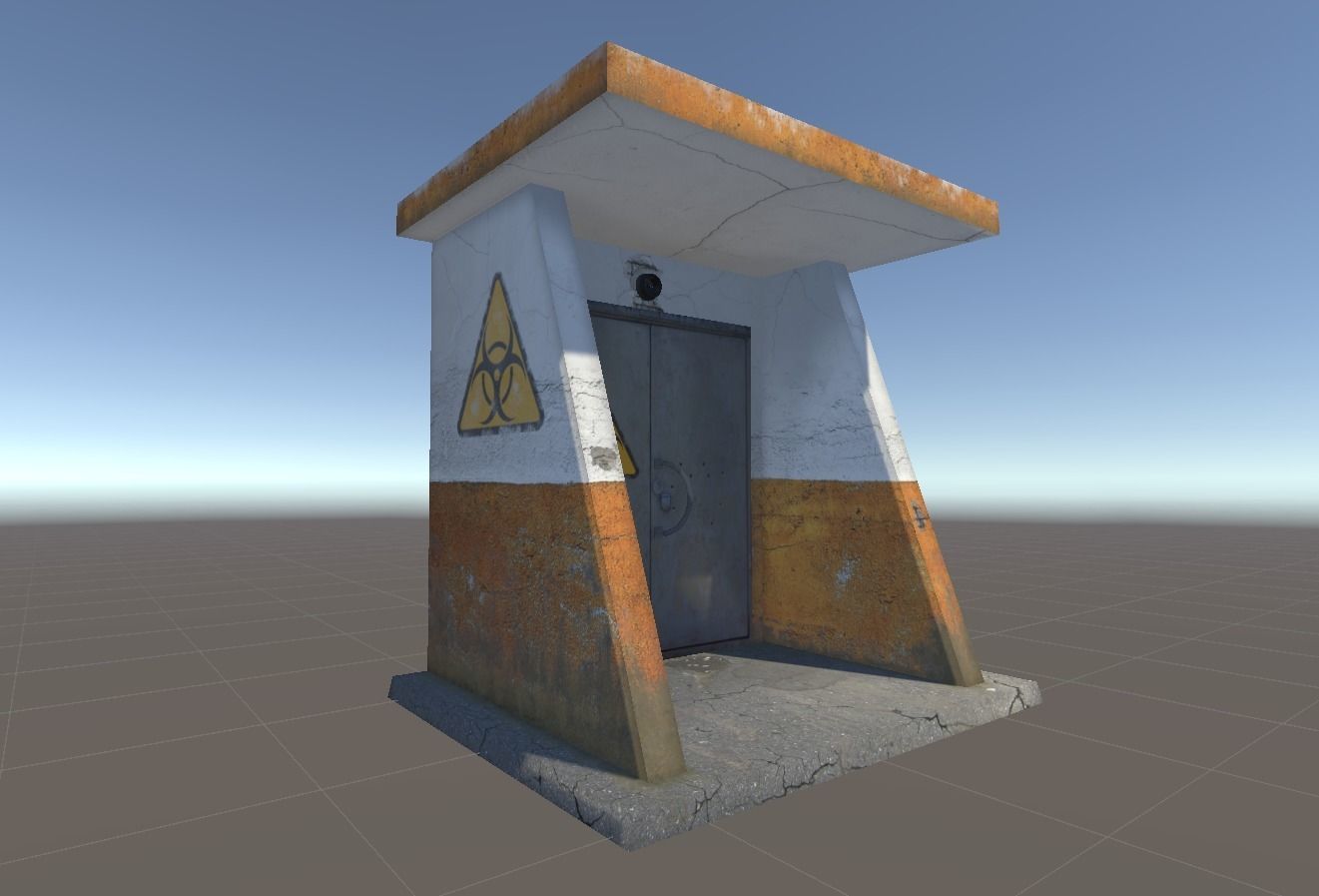 Old Bunker Radiation shielding free VR / AR / lowpoly 3D model CGTrader