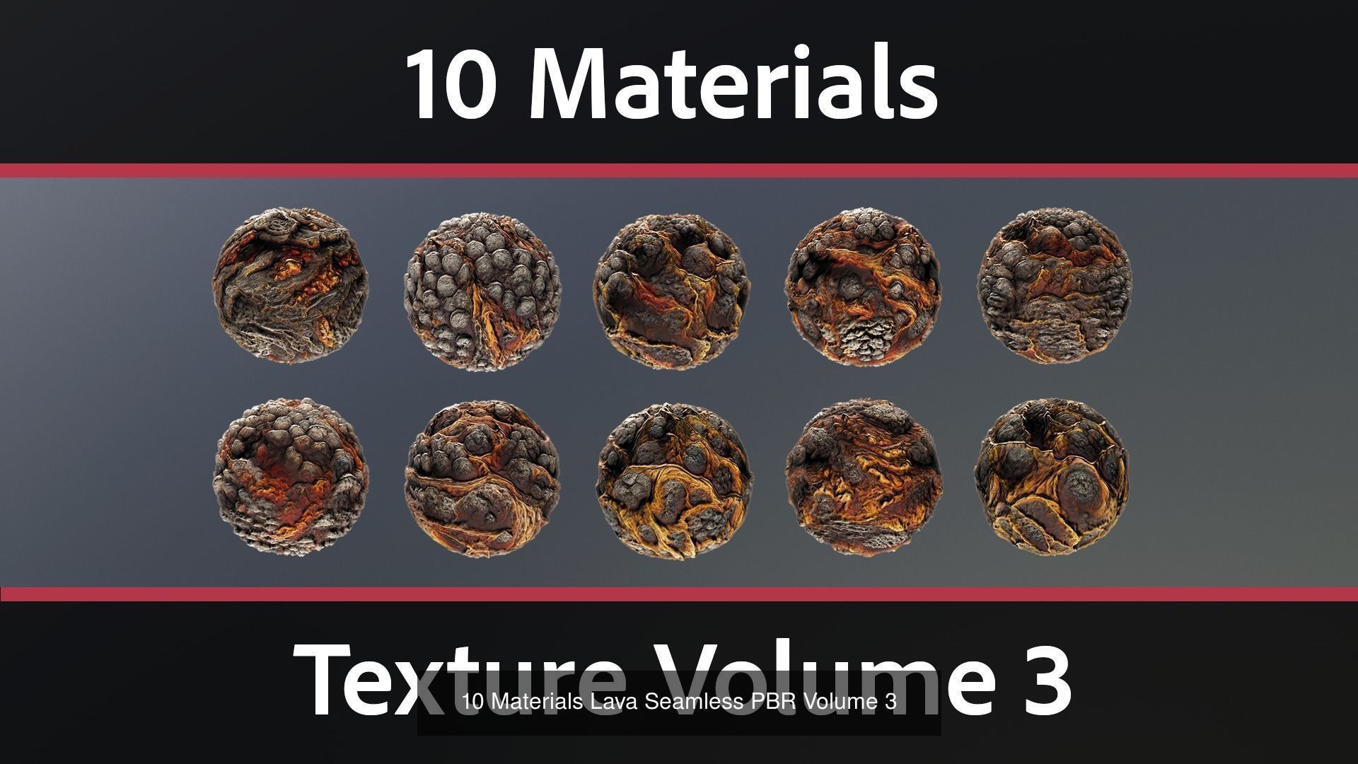 30 Materials Lava Seamless PBR Bundle 1 3D Model Collection CGTrader