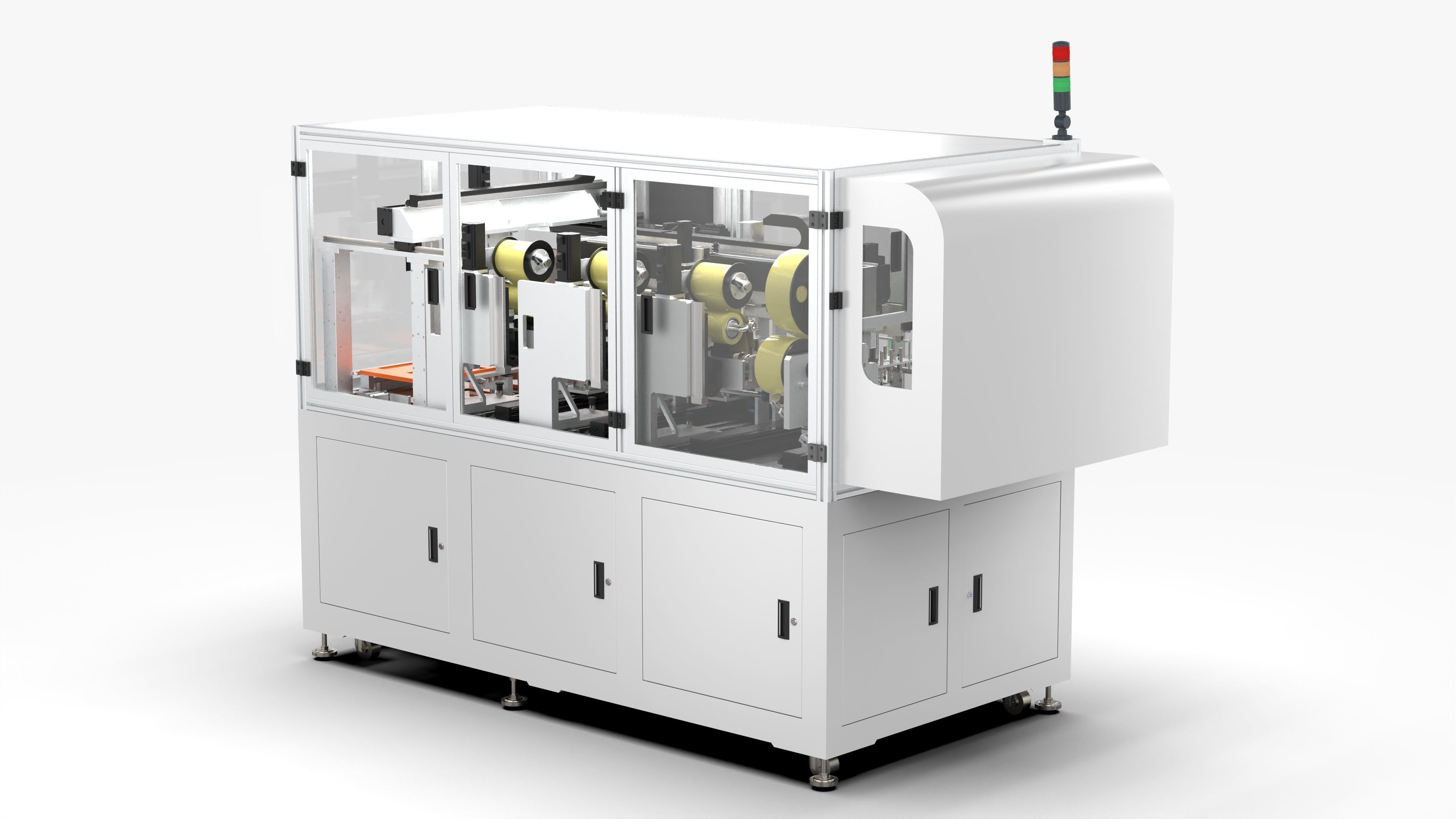 Automatic Glue Cleaning Machine 3D model CGTrader