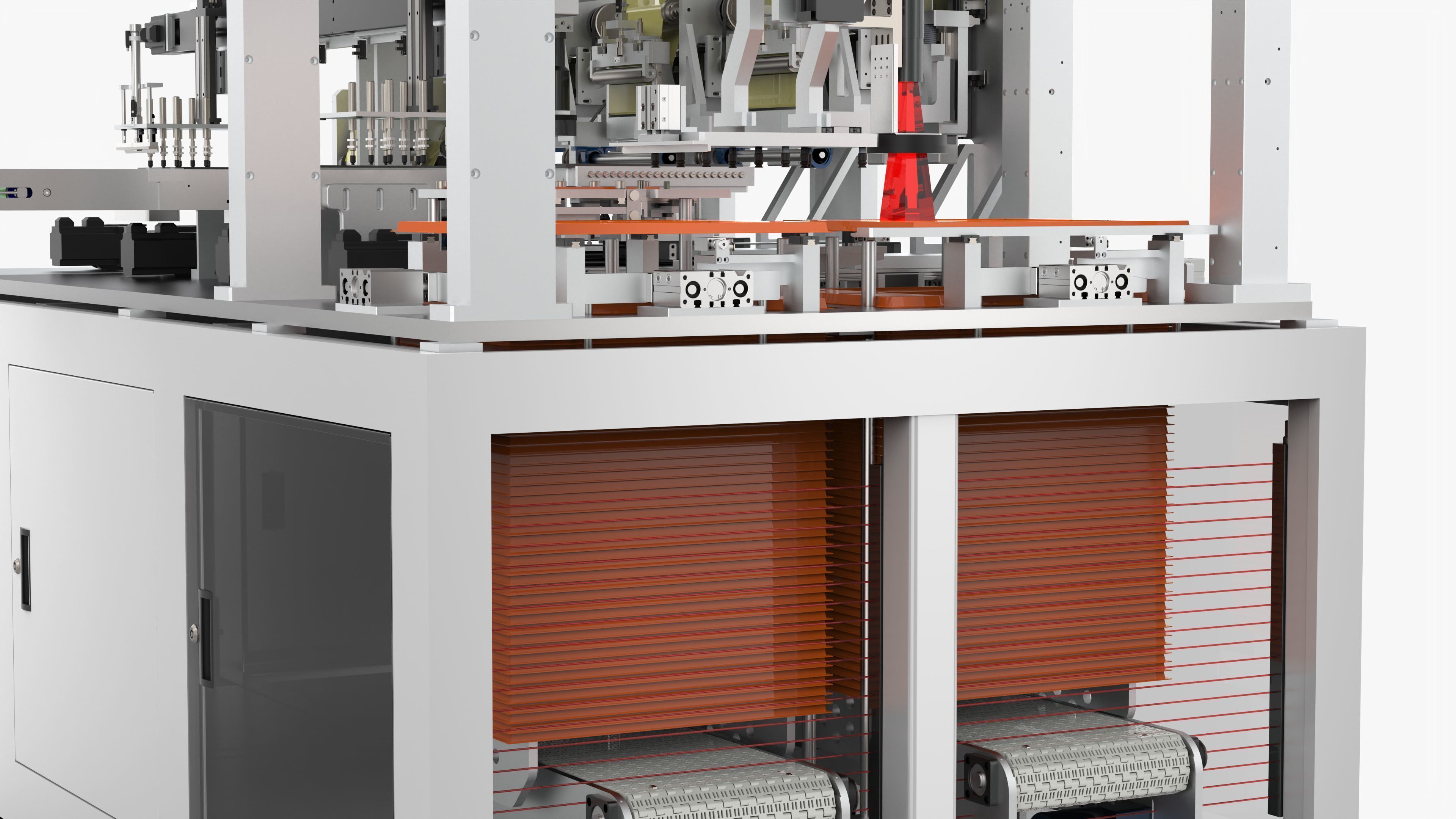 Automatic Glue Cleaning Machine 3D model CGTrader