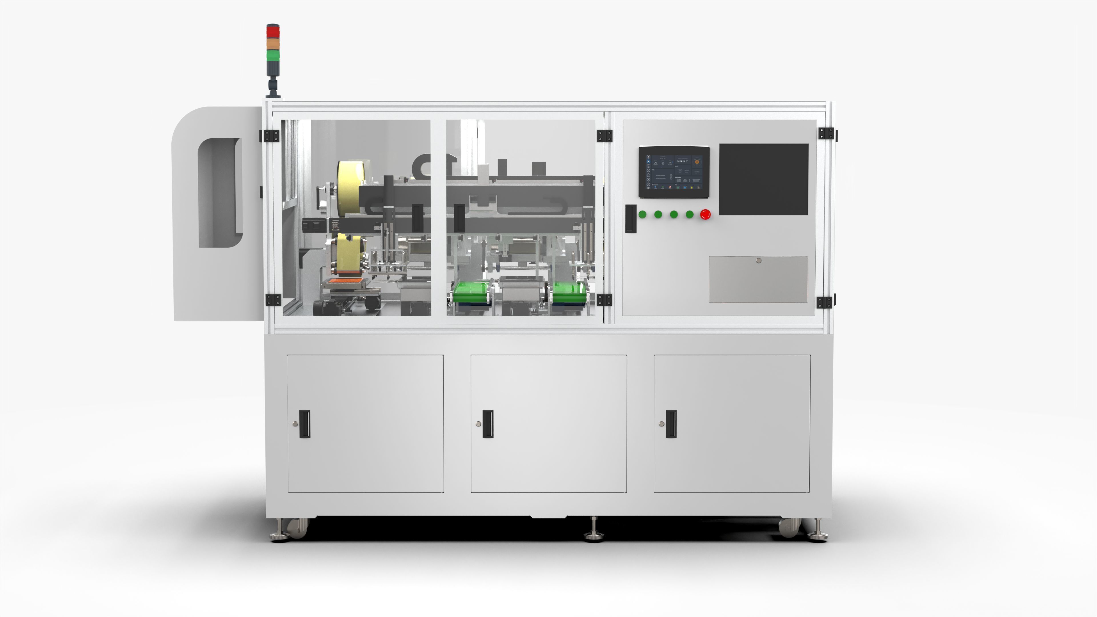 Automatic Glue Cleaning Machine 3D model CGTrader