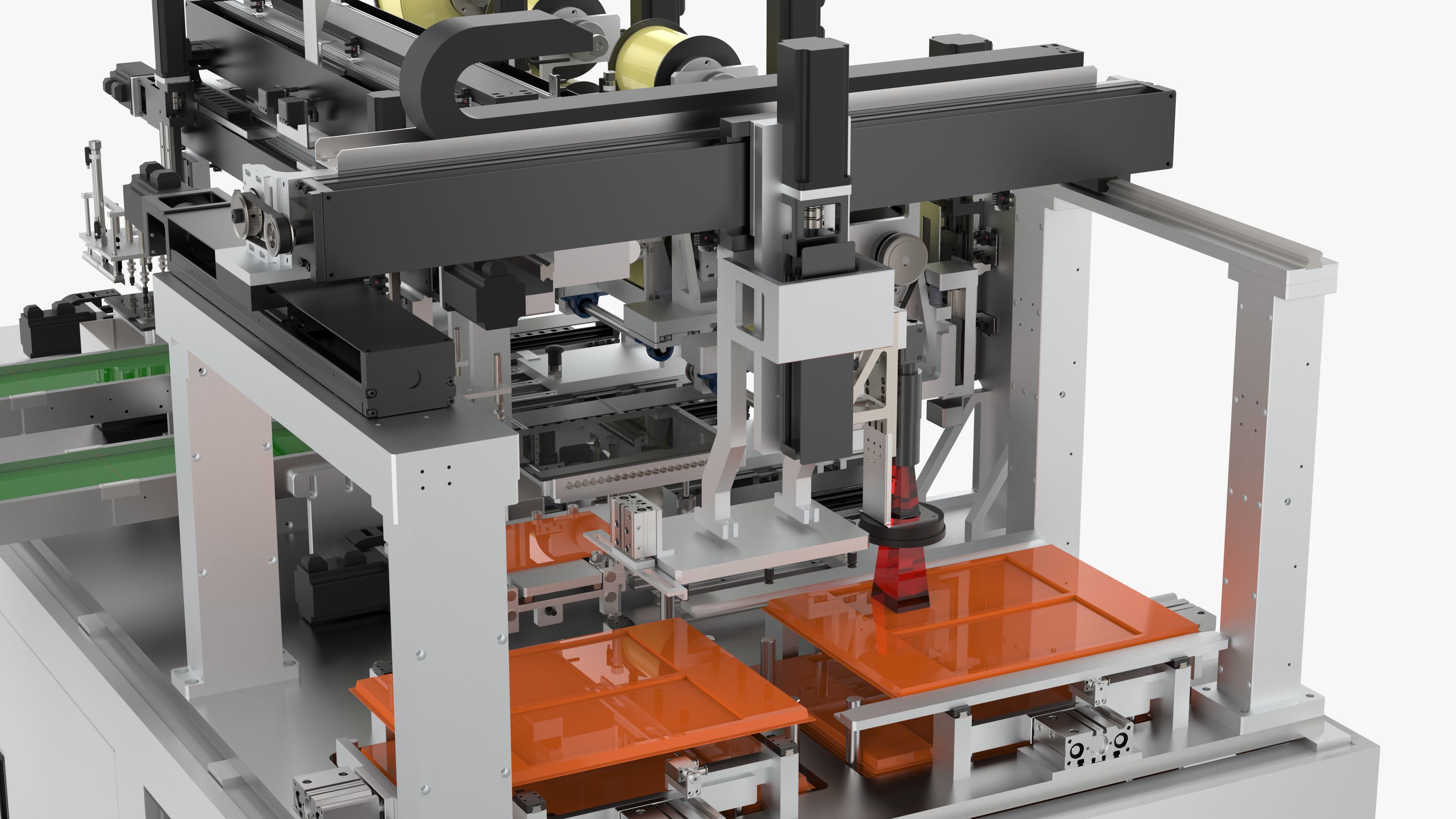 Automatic Glue Cleaning Machine 3D model CGTrader