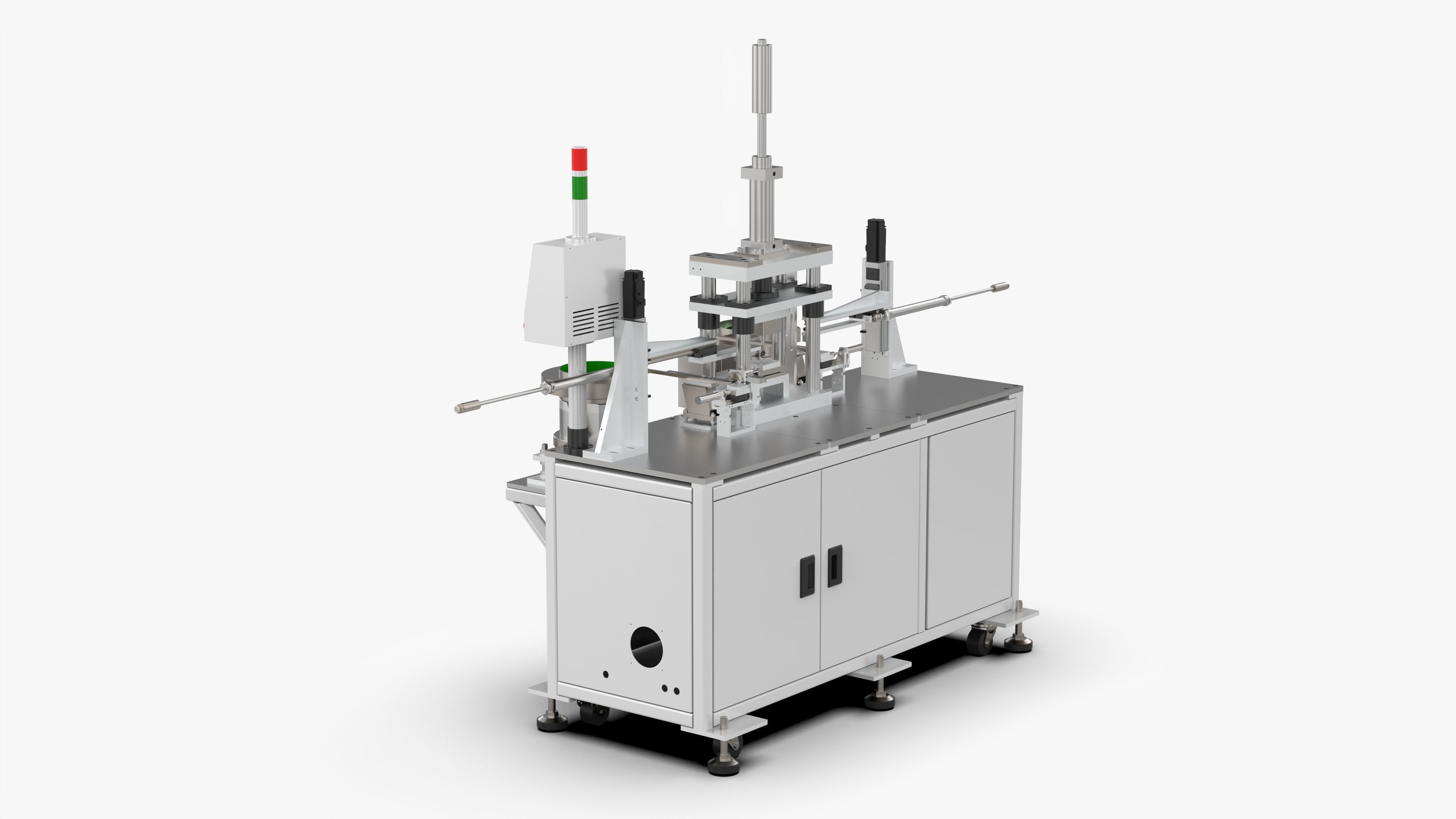 Automatic Shaft Loading and Unloading Press Machine 3D model | CGTrader