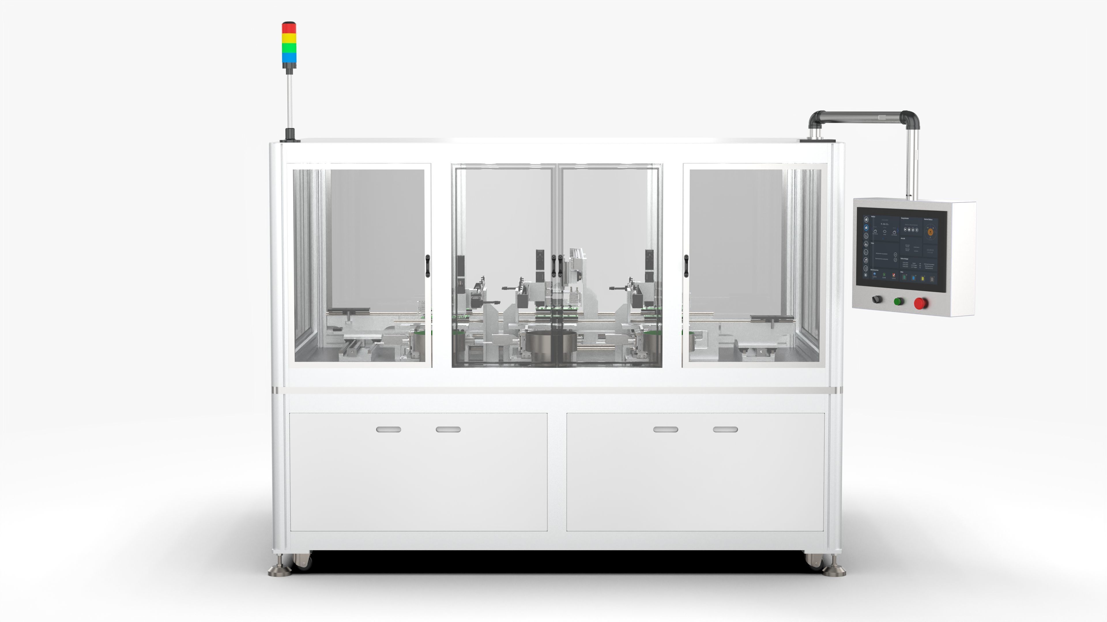 Automatic PCB Assembly Machine 3D model CGTrader