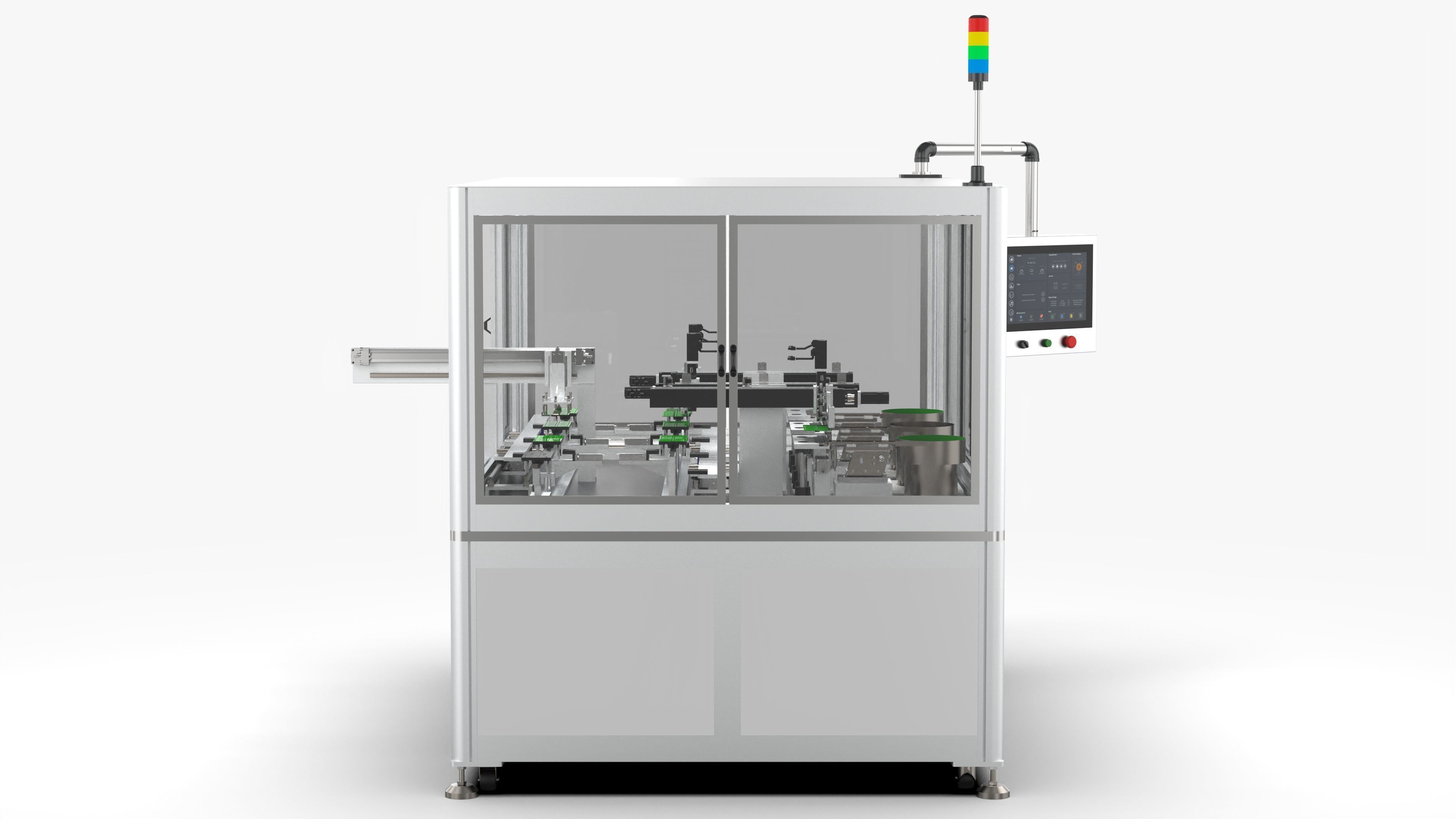 Automatic PCB Assembly Machine 3D model CGTrader