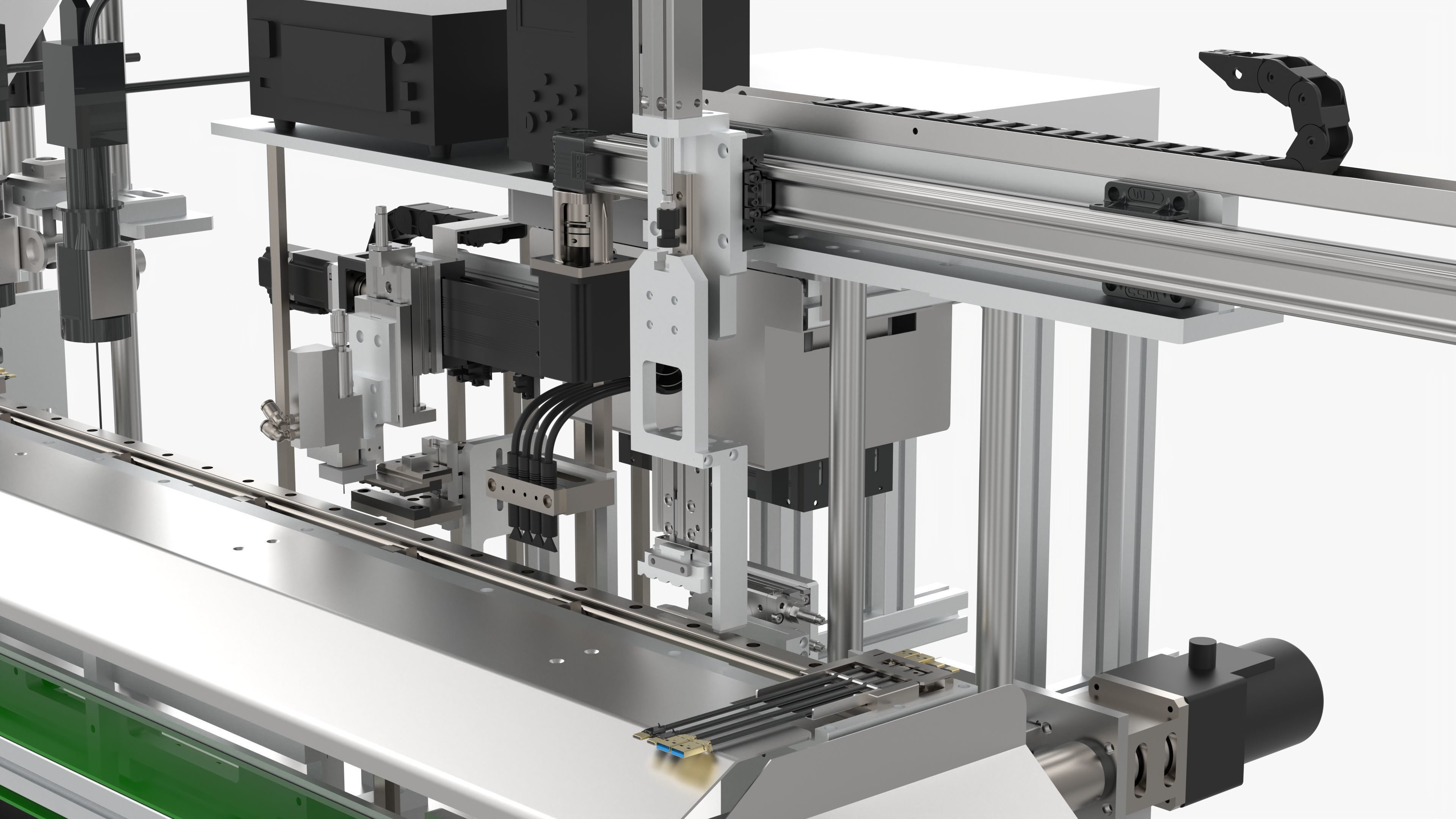 Fully automatic USB TYPE-C Welding Inspection Machine 3D model | CGTrader